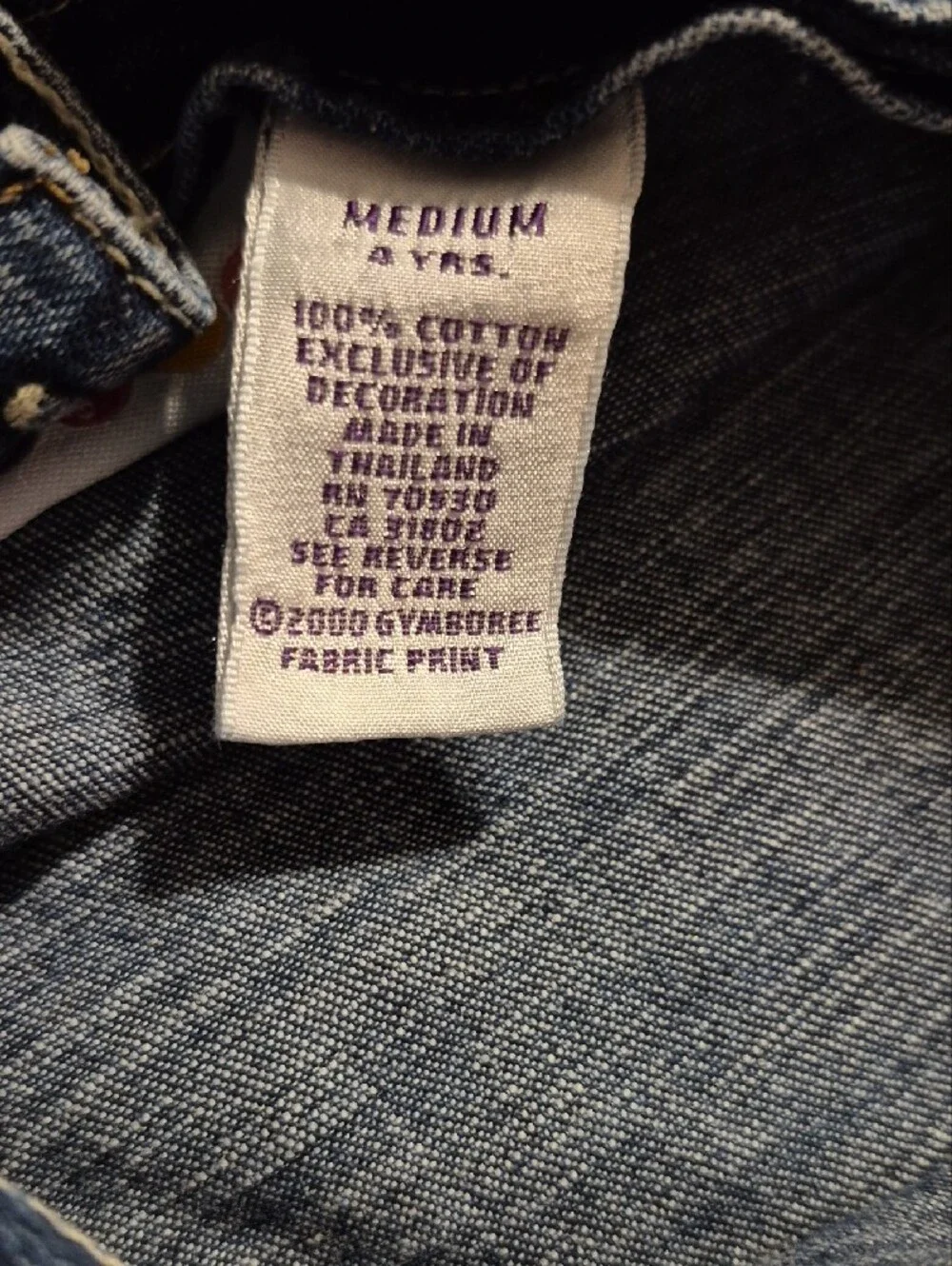 Gymboree simple denim
